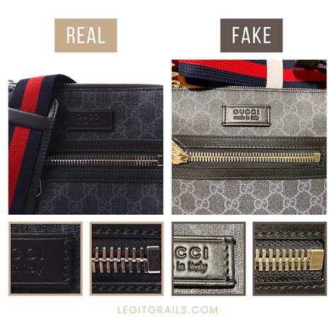 gucci messenger bag fake vs real